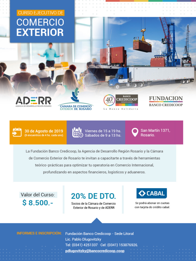 Curso Ejecutivo de Comercio Exterior en Rosario CCER