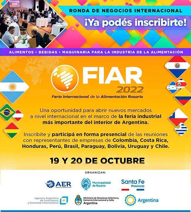 RONDA DE NEGOCIOS INTERNACIONAL FIAR 2022 – CCER